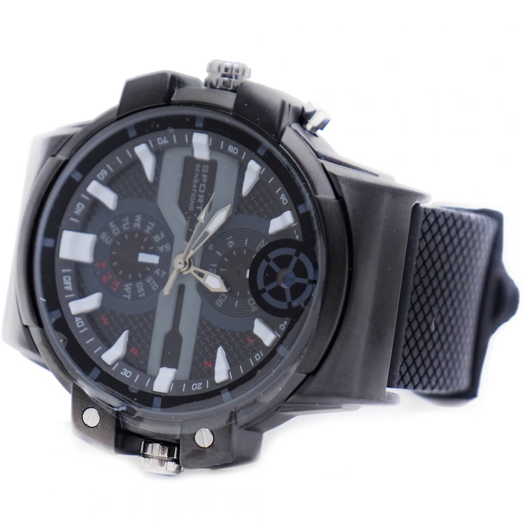 Wrist watch with 2K hidden camera